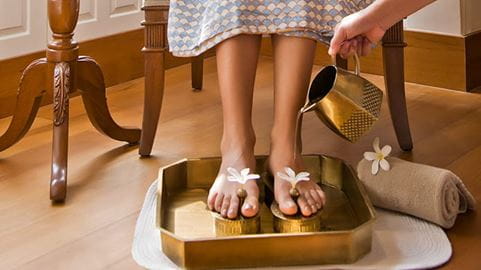 Wellness Foot Reflexology Treatment at Luxury The Oberoi  Spa in Chandigarh