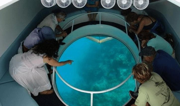 glass bottom boat nusa dua