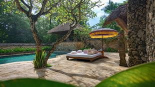 Luxury Villa Partial Ocean View with Private Pool at 5 Star Resort The Oberoi Beach Resort Bali