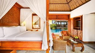 Royal Ocean View Villa with Private Pool at Best 5 Star Luxury Hotel The Oberoi Beach Bali 