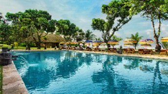 Ocean Facing Swimming Pool at The Oberoi, Bali